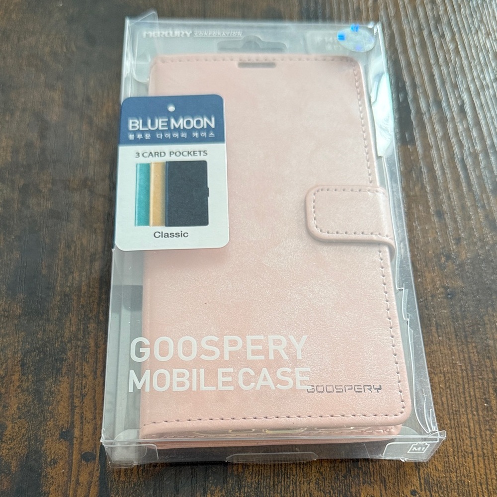 Classic Pink Mobile Phone Wallet Case by